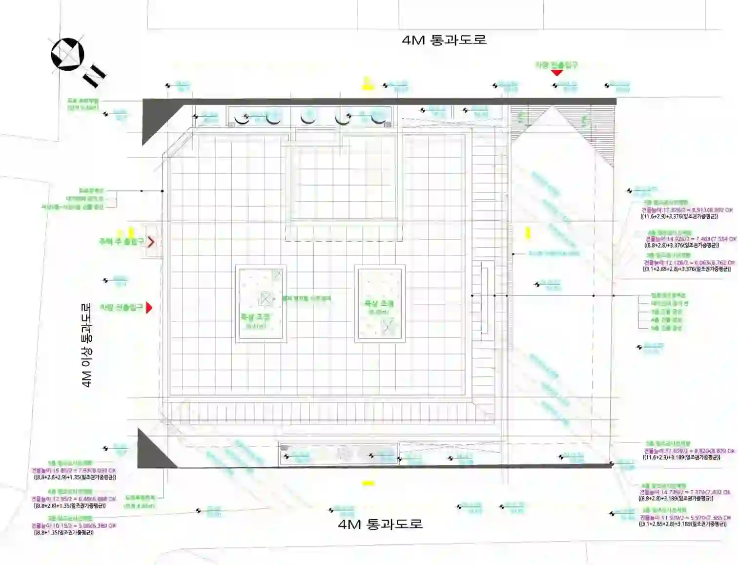 도암 힐하우스 배치도 이미지